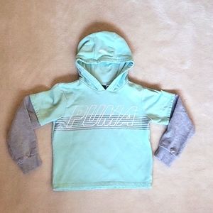 2/$20 Girls Puma fleece crop sz M